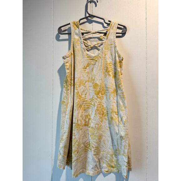 Old Navy Girl's Yellow Floral Sundress Size S (6-7) - Picture 2 of 5